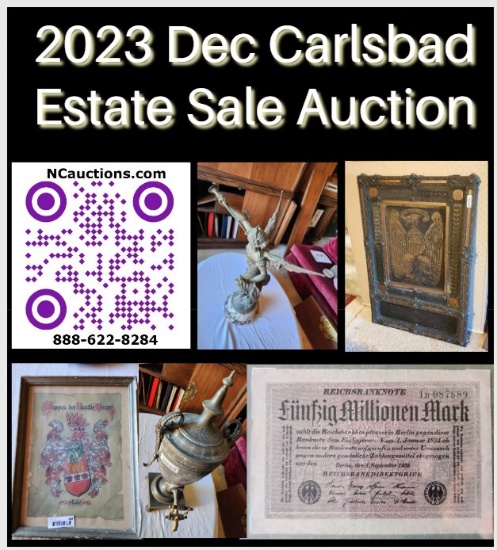 2023 December Carlsbad Estate Sale Auction