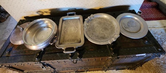 Various Metal Bowls Wilton-Columbia etc