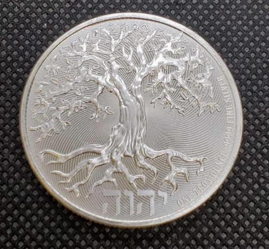 2021 Niue Tree Of Life 1 Troy Oz .9999 Fine Silver Coin $2.00