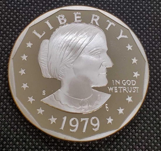 2 Troy Oz .999 Fine Silver Susan B Anthony Round Coin