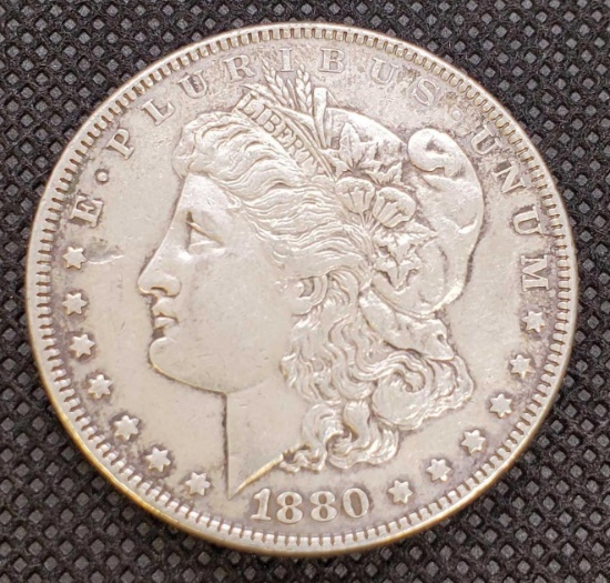 1880 Morgan Silver Dollar 90% Silver Coin