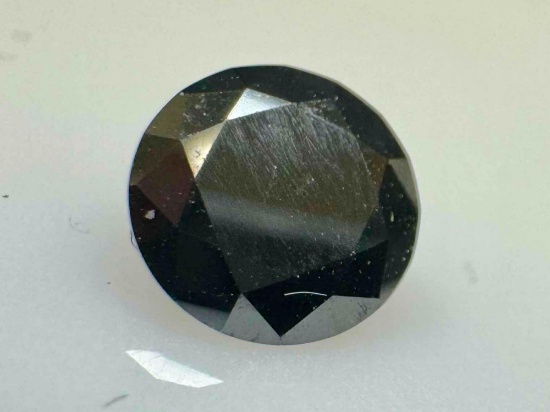 .89ct Black Moissanite Diamond Gemstone with GRA Certificate