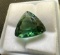 Trillion Cut Green Spinel Gemstone 8.10ct