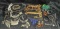 Fancy Costume Jewelry . Necklaces, Bracelets, Rings, Old Keys more