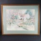 Framed artwork signed Dauina Darton dated 1986