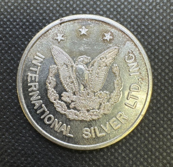 International Silver LTD 1 Troy Oz .999 Fine Silver Bullion Coin