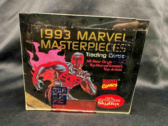 Factory Sealed SkyBox 1993 Marvel Masterpieces 36 pack Box