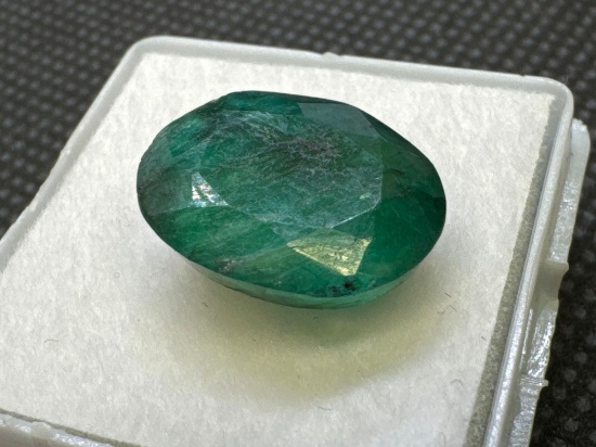 Oval Cut Green Emerald Gemstone 9.60ct