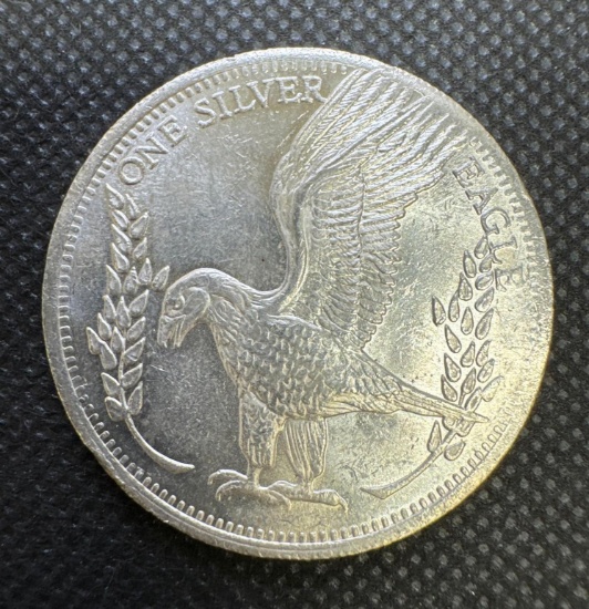 1 Troy Oz .999 Fine Silver Eagle Bullion Coin