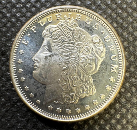 1/4 Oz .999 Fine Silver Morgan Round Bullion Coin