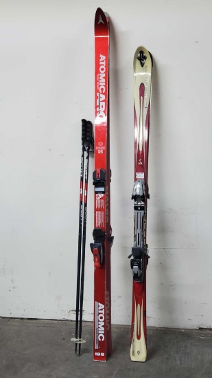 Atomic ARC racing skis W/Scott poles K2 Escape 2500 skis