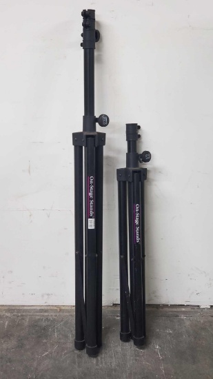 2 on Stage adjustable height stands