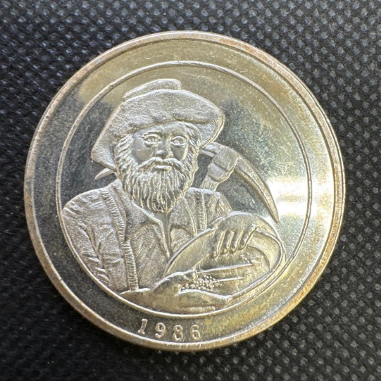California prospector 1 Troy Oz .999 Fine Silver Bullion Coin