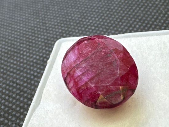 Oval cut Red Ruby gemstone 14.65ct