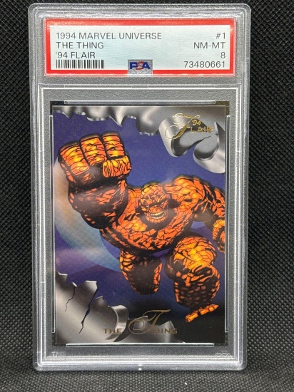 1994 Marvel Universe The Thing PSA 8 Trading Card