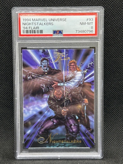 1994 Marvel Universe NightStalkers PSA 8 Trading Card