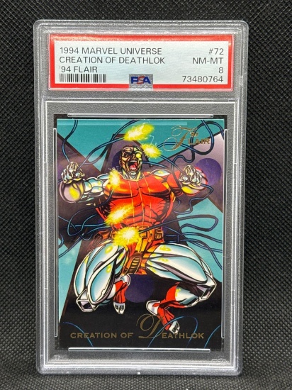 1994 Marvel Universe Creation Of Deathlok PSA 8 Trading Card