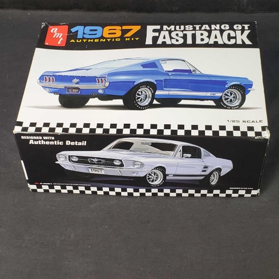 AMT 1/25 scale model 1967 Mustang GT Fastback