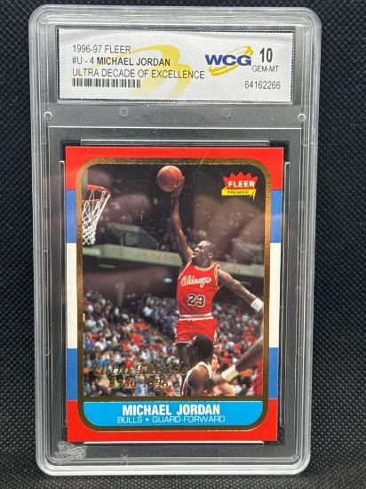 1996-97 Fleer Michael Jordan Decades Of Excellence WCG 10 Basketball Card