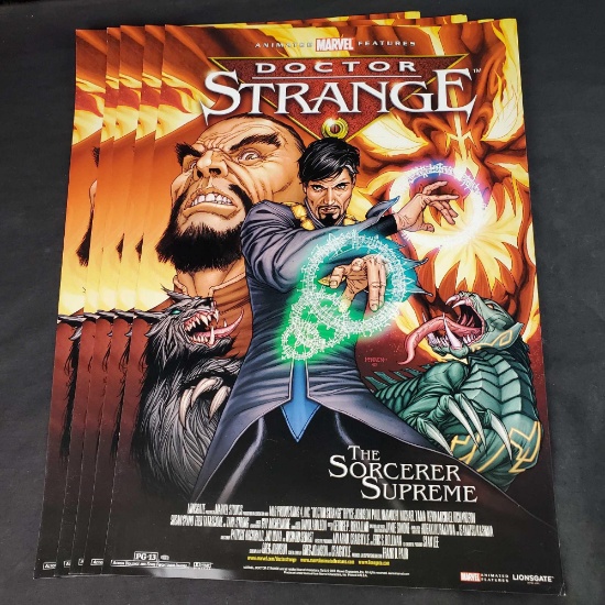 Lot 5 Doctor Strange The Sorcerer Supreme lobby posters