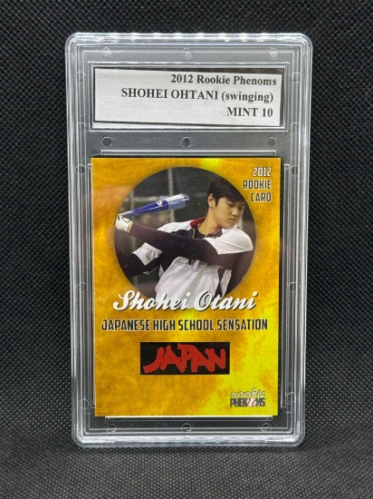 2012 Rookie Phenoms Shohei Ohtani Mint 10 Baseball Card