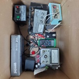 Large box lot Hp 435B power meter Weller DS600 Coherent 201 Velleman DVM890F ACL 300B more