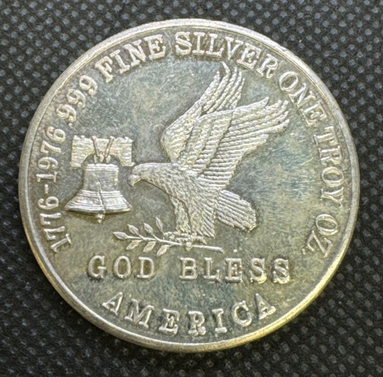Tri State Refining 1 Troy Oz .999 Fine Silver Bullion Coin