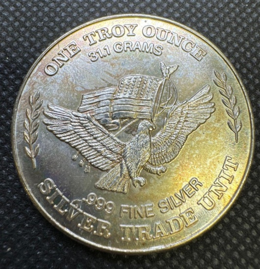 US Assay Office San Francisco 1 Troy Oz .999 Fine Silver Bullion Coin