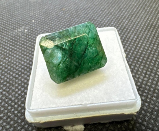 Emerald Cut Green Emerald Gemstone 15.85ct