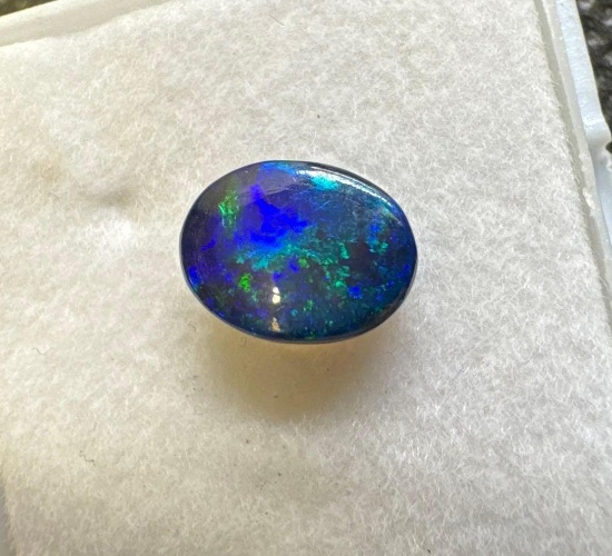 Black Ethiopian opal Gemstone 1.20ct
