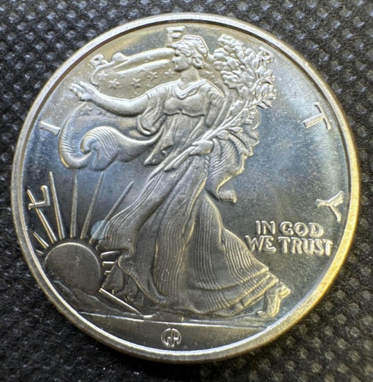 1/2 Oz .999 Fine Silver American Eagle Walking Liberty Round Bullion Coin