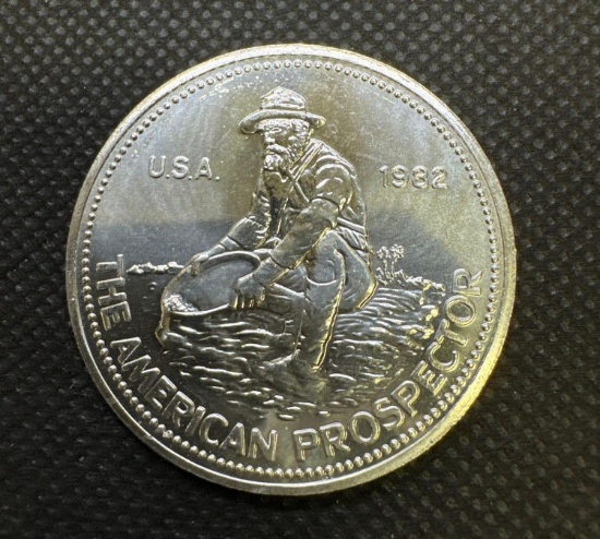 Engelhard American Prospector 1 Troy Oz .999 Fine Silver Bullion Coin