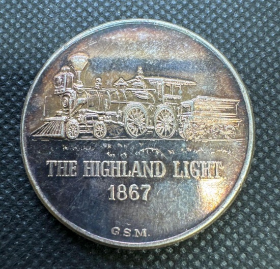The Highland Light 1 Troy Oz .999 Fine Silver Bullion Coin