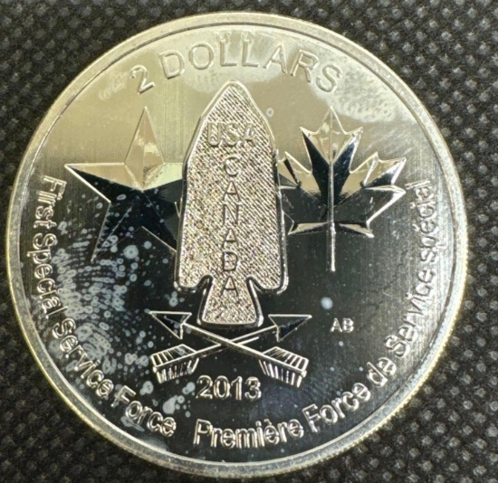 2013 Special Forces 3/4 Oz .9999 Fine Silver Round Bullion Coin