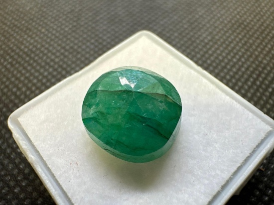 Oval Cut Green Emerald Gemstone 9.55ct