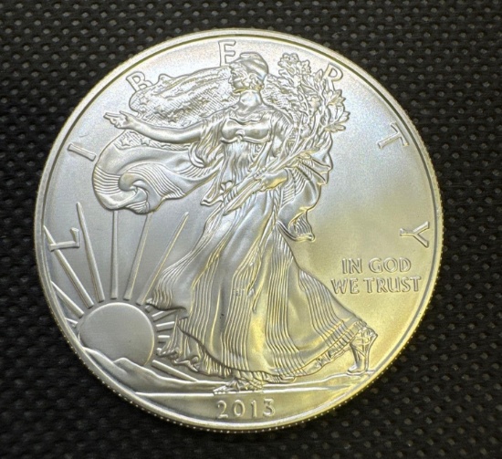 2013 American Eagle Walking Liberty 1 Troy Oz .999 Fine Silver Bullion Coin