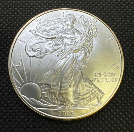 2009 American Eagle Walking Liberty 1 Troy Oz .999 Fine Silver Bullion Coin