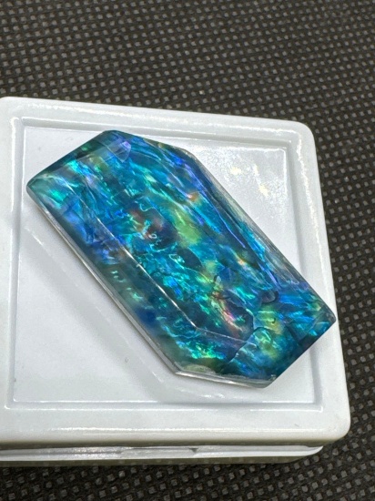 Beautiful Blue Green Amorite Opal Gemstone 37.10 Ct