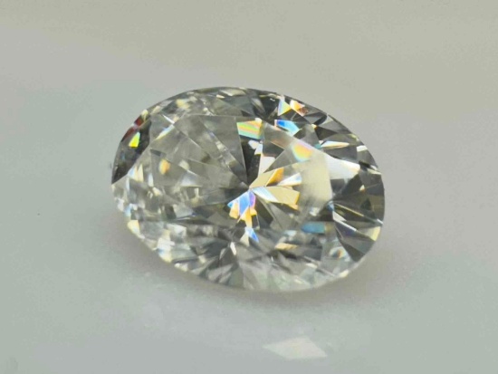 .15g Oval Cut Moissanite Diamond Gemstone with GRA certificate