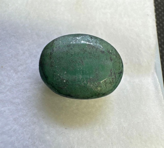 Oval Cut Green Emerald Gemstone 9.25ct