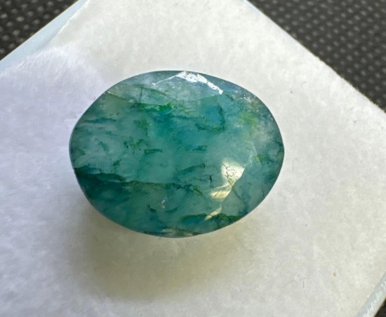 Oval Cut Green Emerald Gemstone 10.30ct