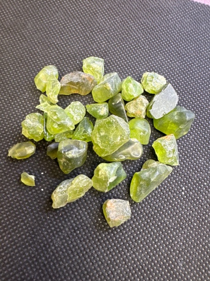 Raw Uncut Green Peridot Gemstone 225.15 Ct