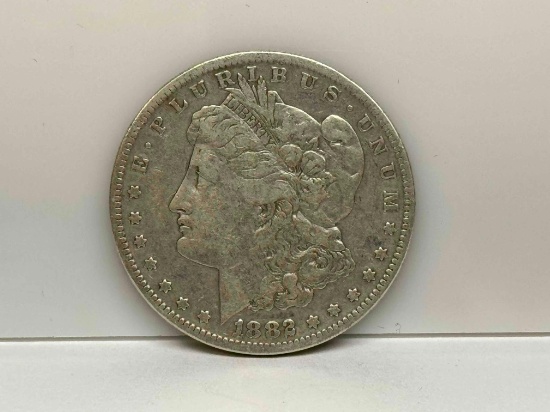 1882-S Morgan Silver Dollar 90% Silver Coin 0.92 Oz