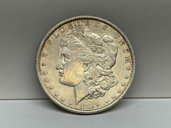 1889 Morgan Silver Dollar 90% Silver Coin 0.94 Oz