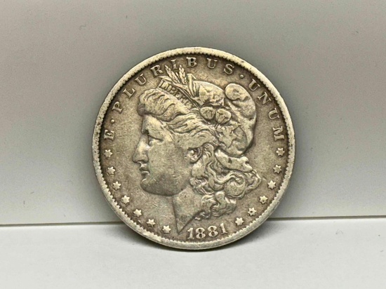1881 Morgan Silver Dollar 90% Silver Coin 0.92 Oz