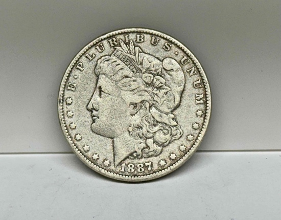 1887 Morgan Silver Dollar 90% Silver Coin 0.93 Oz