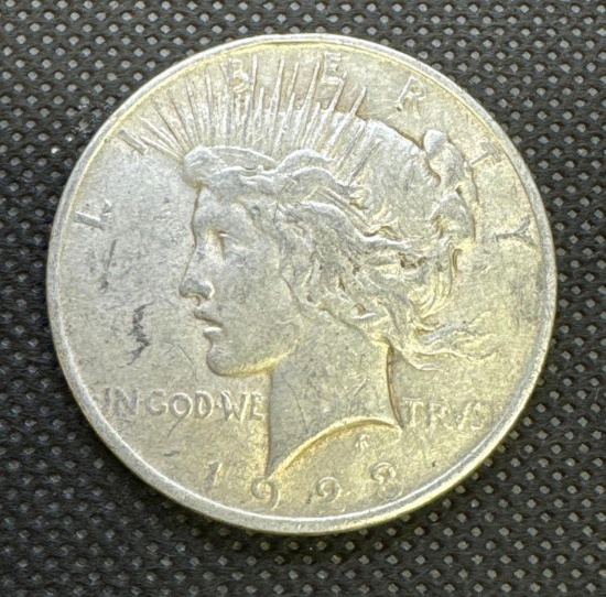 1923 Silver Peace Dollar 90% Silver Coin 0.94 Oz