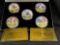 5 24k Gold Plated Donald Trump Collector Coins