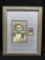 Framed Art Native American Chief Joseph Photograph and Stamp 12x15