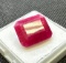 Emerald Cut Red Ruby Gemstone 11.45ct